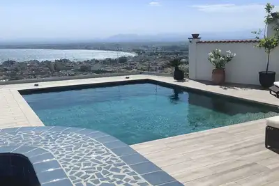 Image de Villa Rosas vue panoramique mer. piscine privée, parking  - Proche centre/plage