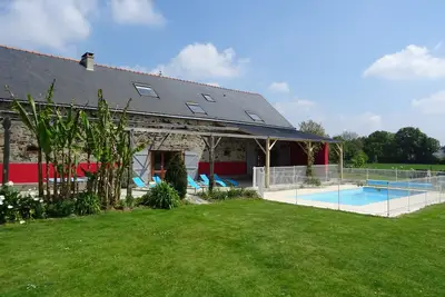 Image de Maison à la campagne avec piscine chauffée (12/22 pers)