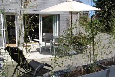Image de 42 m² avec terrasse à 50m de la plage de pourville sur mer