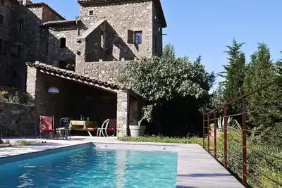 Image de Ancienne Ferme Cévenole de caractère au pied des Cévennes avec Piscine