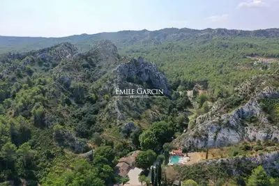 Image de Saint-Rémy, charmant mas, piscine chauffée, tennis éclairé, 8 chambres, gardien