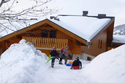 Image de Châtel centre, superbe appartement style chalet, proche commerces, pistes