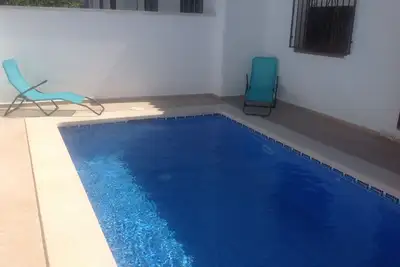 Image de 5 minutes de la mer! Villa terrain clos, solarium en toit terrasse, barbecue