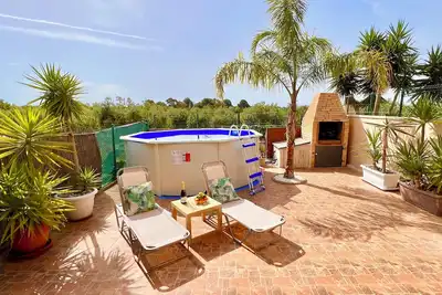 Image de Playa Montroig Maison à côté de la Mer avec vue Mer et Montagne et piscina