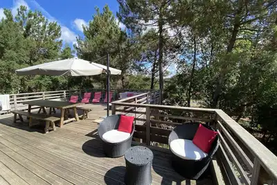 Image de 800m beach Villa 10 pers 150 m² in luxury housing estate, beach, golf, surf