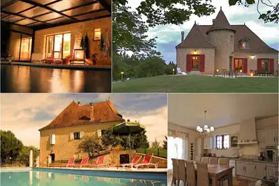 Image de Maison de famille Ă 18 kms de Sarlat avec 2 piscines, jacuzzi, sauna, billard