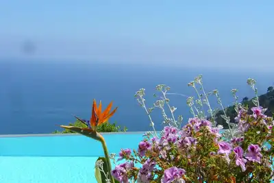 Image de Bel appart 40m2, 2 pièces vue mer, piscine chauffée, jardin, parking privé, 3 pers