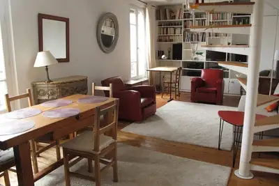 Image de Charmant appartement 2/3 pièces en duplex Paris Montparnasse