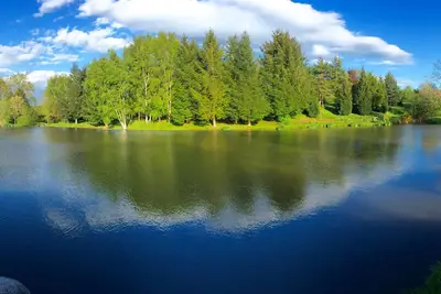 Image de Chalet avec plan d'eau privatif, location 4/6 personnes avec pĂŞche Nokill