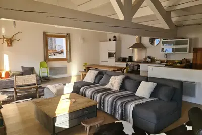 Image de Cosy and modern chalet Vars 160 m² 180° mountain view \/ South exposure