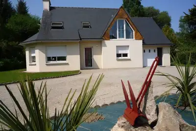 Image de Maison de vacances, Locquirec, 7 personnes, 100 m plage.