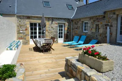 Image de Penty, vue mer du 1er étage, chambre en Rdc, jardin, mer et Gr34 à 500 m.