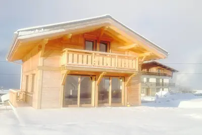 Image de Loue chalet à Combloux à seulement 600m des pistes de Megève