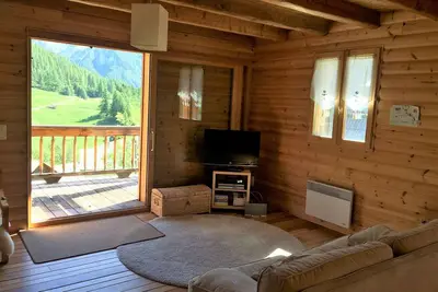 Image de Dans un chalet au calme, appartement de 100 m2 pour 5 personnes avec terrasse