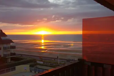 Appartement vue mer accès direct plage