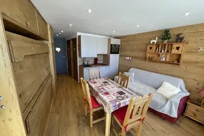 Image de studio meublé tourisme 2* centre Avoriaz skis aux pieds 50m village  enfants