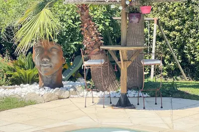 Image de Très belle Villa provençale Paillote Piscine privée, spa jardin 1500m2