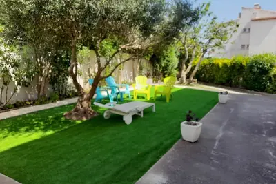 Image de Appartement spacieux et agréable avec jardin privé 100m2 2 vraies chambres