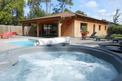 Villa du Bassin 33, Arès, lieu calme, Spa, piscine chauffée (du 1\/05 au 15\/10)
