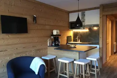 Image de appart Montgenèvre avec coin montagne, pour 4 (2 ad 2 enf), près des pistes