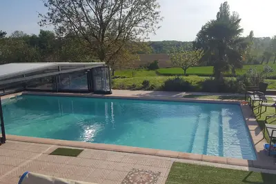 Image de Gite à la campagne avec piscine chauffée de Mai à fin Septembre.