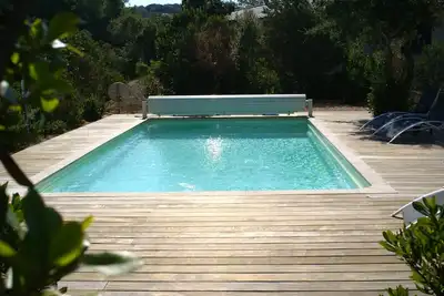 Image de Villa, 4*La Myrte, piscine privée chauffée, location 4x4 mer&maquis, clim, WiFi