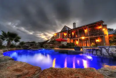 Image de Luxueux Mountain Home Avec une Vue imprenable