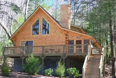Image de Maison de retraite en bois rond - Mt. Promenade Mitchell / Blue Ridge