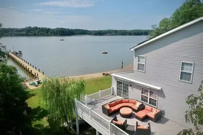 Image de Chesapeake Bay House sur la plage privée