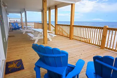 Front du golfe direct - sable doux, vagues chaudes, relaxation totale