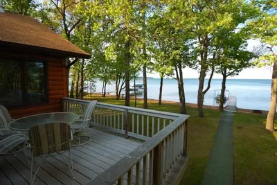 Image de Offres spéciales de septembre - Leech Lake home \/ plage parfaite - comprend un ascenseur à bateaux