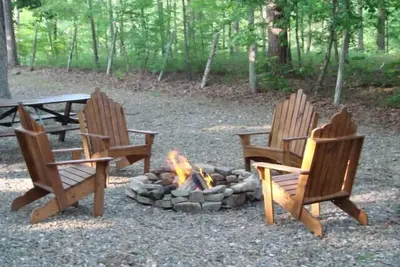Image de Chalet de montagne isolée (3/2) - bain à remous, Fire Pit, Vtt, WiFi, Animal Friendly. . more