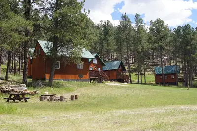 Image de Chalets de vacances et de chasse adaptés aux familles dans les Halles noires du Dakota du Sud