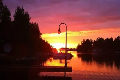 Image de Retraite avec vue sur le lac Alaska sur le lac Big