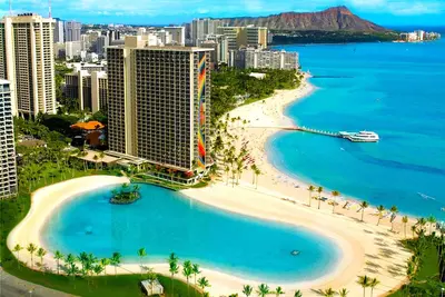 Image de Vue sur l'océan! dans le prestigieux Hilton Hawaiian Village.