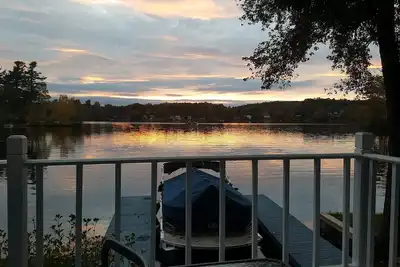 Image de Le paradis ne peut pas attendre, sur le magnifique lac Kinderhook, le poisson, le kayak, le canot, le bateau à moteur