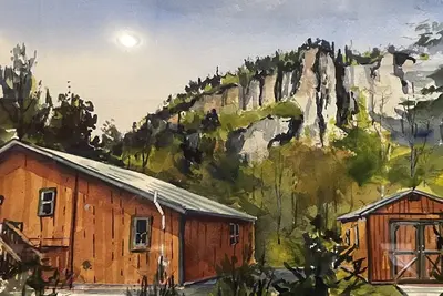 Image de Cathedral Ledge - Paisible, impeccable et confortable avec une vue imprenable sur les corniches!