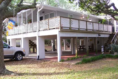 Île de style, familial, animaux acceptés, paisible Beach Cottage