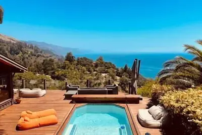 Image de Belle Big Sur avec piscine / spa, proche de tout ce que Big Sur a Ă offrir