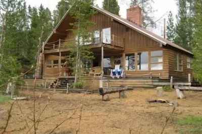 Image de Plage Grand lac Lakefront Cabin-privé, Animaux & Accueille les enfants!