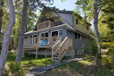Image de Belle cabine Oceanfront Downeast Maine près du parc national d'Acadia