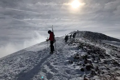 Image de Parfait pour les couples ou les amis, marchez sur les pistes. Moderne!
