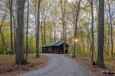 Image de Cabine-Salle de bain privée séparée-Standard-Vue sur le bois-Woods Cabin