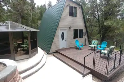 Image de Le chalet de tĂŞte de Cable Mountain Trail de Zion peut accueillir 13 personnes Ă bord du parc national de Zion