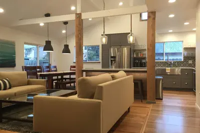 Image de Blocs prĂŞts pour la famille depuis la plage de Tamarack