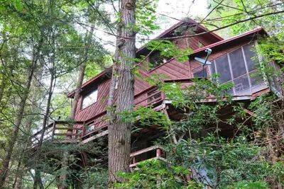 Image de Pigeon River Hideaway sur la rivière Little Pigeon, Smoky Mountains