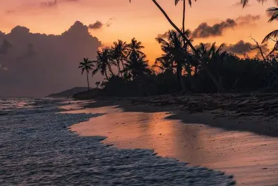 Coco Beach et vue sur la mer des Caraïbes sur 5 Acres- Casita à Encantada