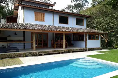 Image de Belle maison à Piúva pour jusqu'à 10 personnes à 600 mètres de la plage Ilha das Cabras.