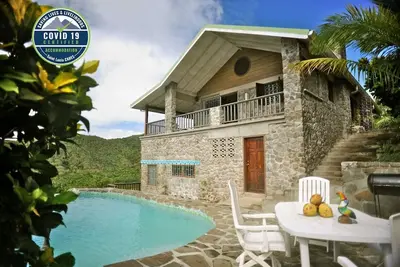Image de The Stone House, Marigot Bay - Caractère, confort, piscine privée, vue magnifique