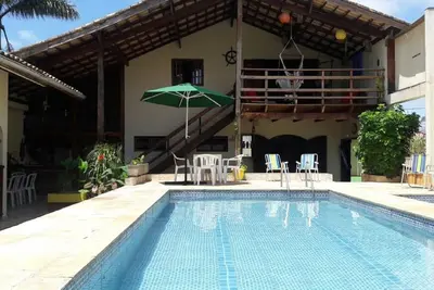 Image de Belle maison (60m de la plage, 16 personnes, 5 chambres, 3 w / air cond. )